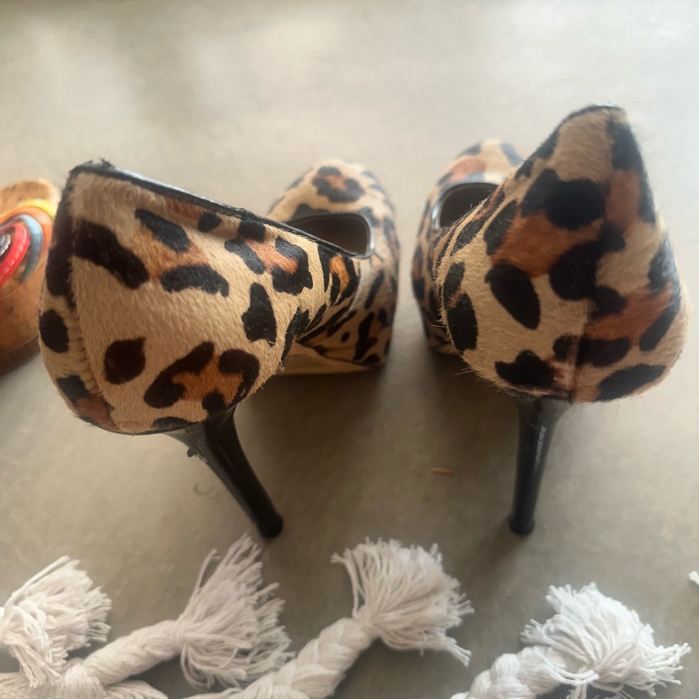Steve Madden Leopard Print Stiletto Heels